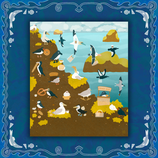 Cliffside Cafe Print