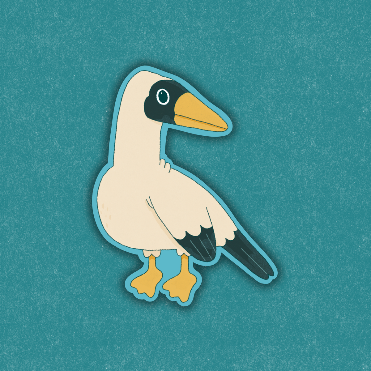 Masked Booby Sticker