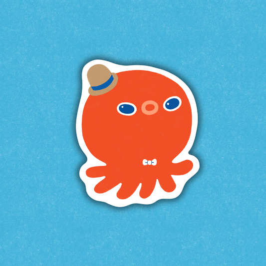 Dapper Octopus Sticker