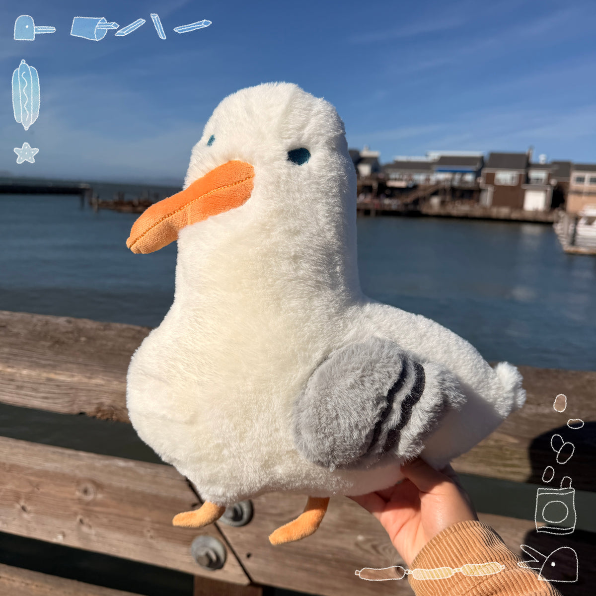 Big Scruff the Seagull Plush