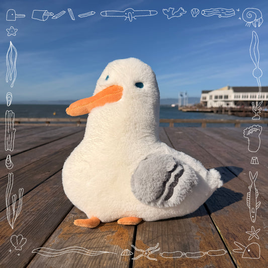 Big Scruff the Seagull Plush